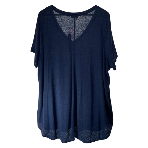 Tahari Linen Blend T-shirt - Picture 2 of 6